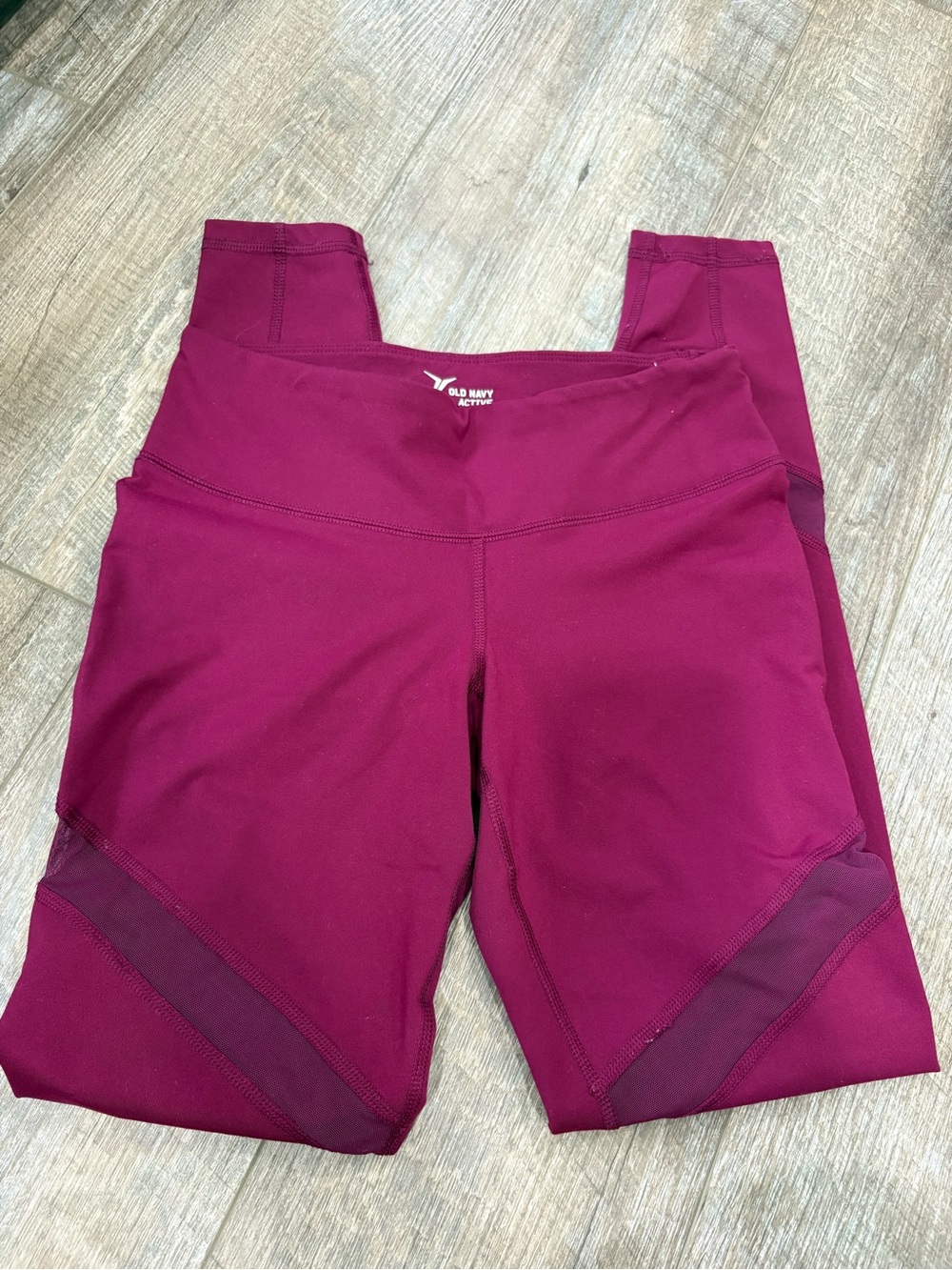 Old Navy Burgundy Girls' Active Leggings